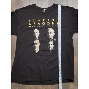 Imagine Dragons Mercury World Tour Black‎ T Shirt XL
